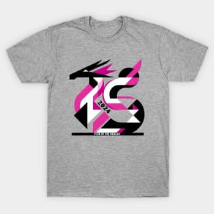 Neo Dragon Abstract - Lunar New Year 2024 T-Shirt